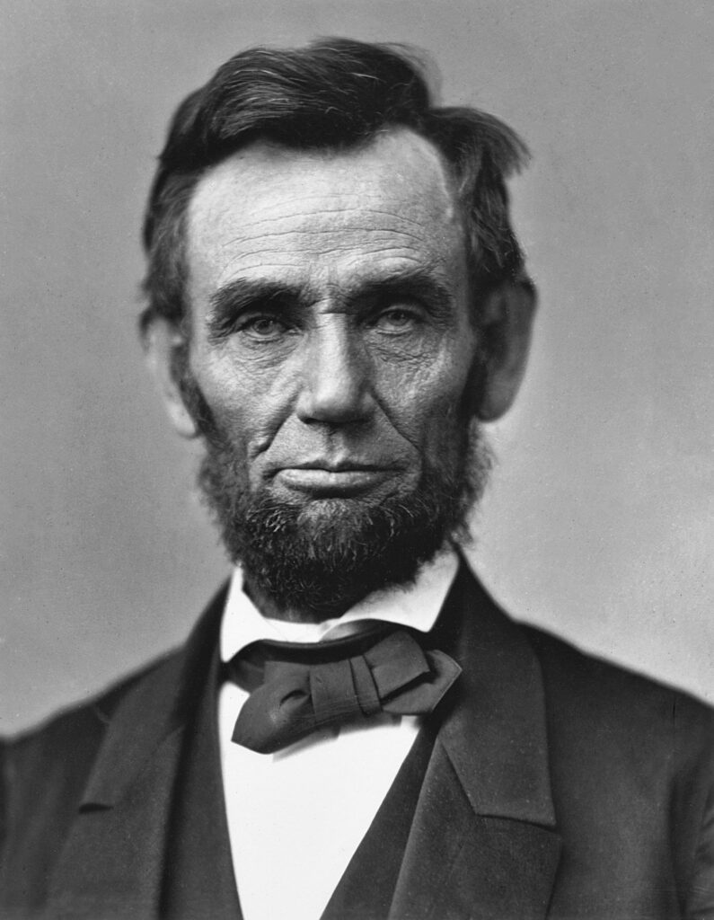 historical photo of Abraham Lincoln