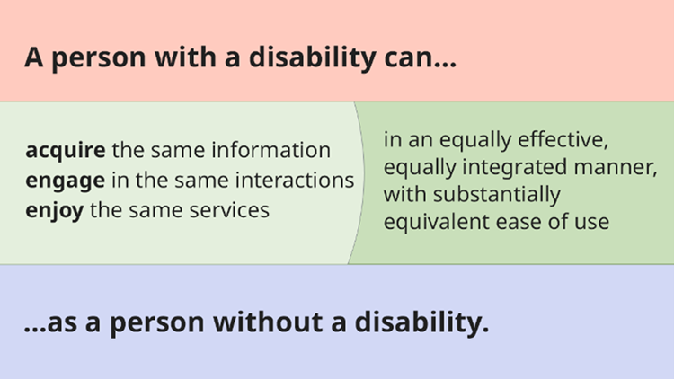 CAST Accessibility Definition