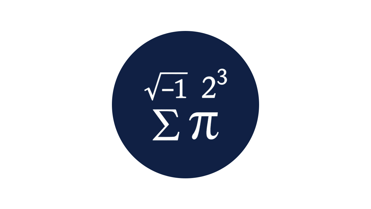 an equation that when read aloud sounds like I ate some pie.